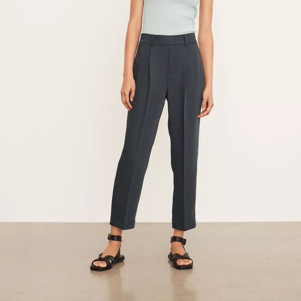 Vince Mid-Rise Tapered Pull-On Pant